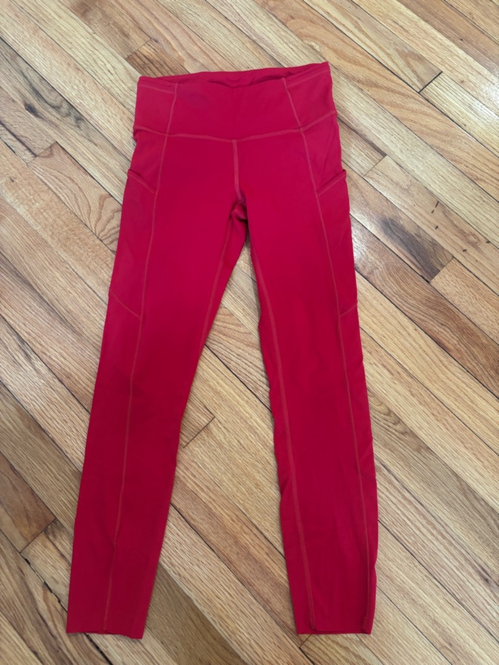 Lululemon Leggings Fast And Free 25” High Rise 4 RED BRAND NEW